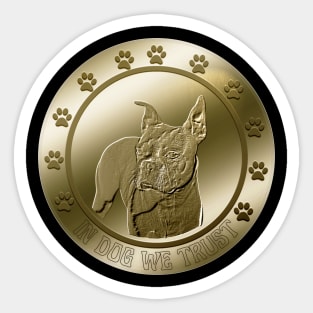 Boston Terrier, Crypto, Cryptocurrency, Coin, Sticker